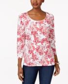 Karen Scott Printed Top, Created For Macy's