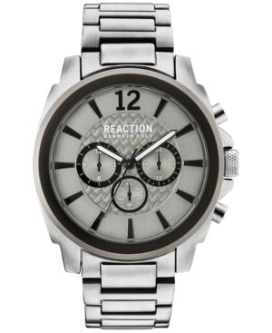 Kenneth Cole Reaction Men's Chronograph Stainless Steel Bracelet Watch 48mm 10031947