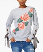 Minkpink Once Upon A Time Lace-up-detail Sweatshirt