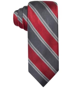Ryan Seacrest Distinction Melrose Bar Stripe Slim Tie