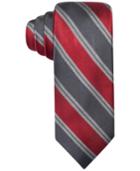 Ryan Seacrest Distinction Melrose Bar Stripe Slim Tie