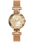 Versus By Versace Women's Sunny Ridge Rose Gold-tone Ion-plated Stainless Steel Mesh Bracelet Watch 34mm Sol12 0016