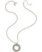 Thalia Sodi Gold-tone Crystal Circle Pendant Necklace, Only At Macy's