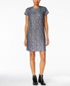 Tommy Hilfiger Metallic-print Shift Dress