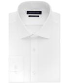 Tommy Hilfiger Men's Fitted Performance Stretch Flex Collar Solid Dress Shirt