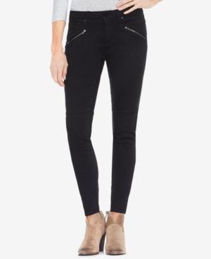 Two By Vince Camuto Twill Skinny Moto Jeans