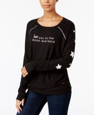 Peace Love World Graphic Print Sweatshirt