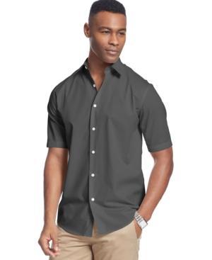 John Ashford Short Sleeve Shadow Stripe Shirt