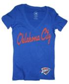Sportiqe Women's Short-sleeve Oklahoma City Thunder V-neck T-shirt