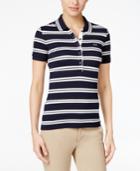 Lacoste Short-sleeve Striped Polo