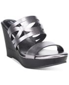 Thalia Sodi Martaa Platform Slide Wedge Sandals, Only At Macy's Women's Shoes