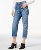 Guess Logo Patch Straight-leg Jeans