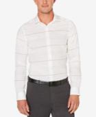 Perry Ellis Men's Non-iron Dispersed Striped Shirt