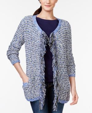 Tommy Hilfiger Alice Open-front Fringe Cardigan