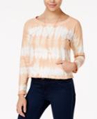 American Rag Cropped Tie-dyed Sweatshirt, Only At Macy's