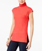 Tommy Hilfiger Gigi Cap-sleeve Turtleneck