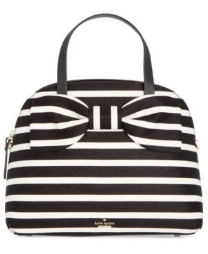 Kate Spade New York Olive Drive Stripe Lottie Small Satchel