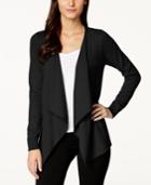 Thalia Sodi Lace-up Back Flyaway Cardigan, Only At Macy's