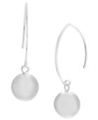 Kenneth Cole New York Earrings, Silver-tone Round Bead Drop Earrings