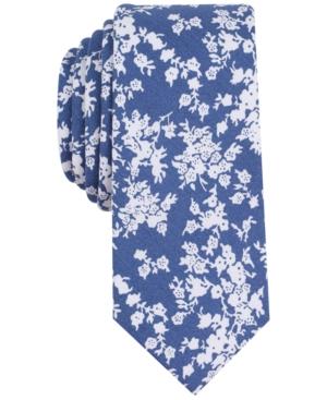 Bar Iii Men's Jasmine Floral Slim Tie, Created For Macy's