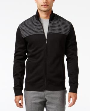 Alfani Men's Mock Collar Full-zip Sweater-jacket, Only At Macy's