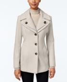 London Fog Petite Single-breasted Peacoat