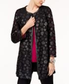 Alfani Faux-leather Lace Topper Jacket, Created For Macy's