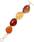 Kenneth Cole New York Gold-tone Multicolor Stone Toggle Bracelet