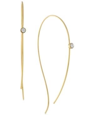 Vince Camuto Gold-tone Stone Threader Earrings