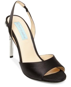 Blue By Betsey Johnson Naomi Slingback Evening Sandals Women's Shoes