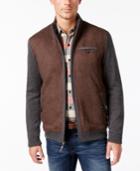 Tasso Elba Men's Zip-front Faux-suede Jacket, Only At Macy's