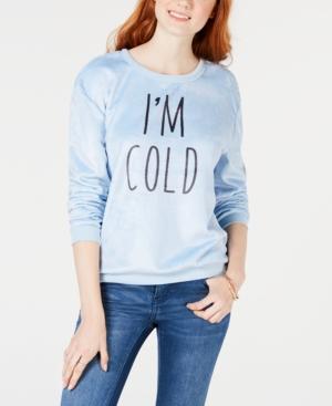 Love Tribe Juniors' I'm Cold Fuzzy Graphic Sweatshirt