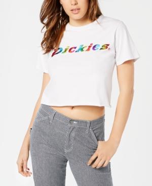 Dickies Cotton Rainbow Logo Crop Top