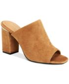 Calvin Klein Women's Cicelle Peep-toe Mules Women's Shoes