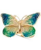 Ceramic Butterfly Ring In 14k Gold
