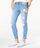 American Rag Juniors' Floral Skinny Jeans, Created For Macy's