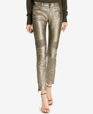 Polo Ralph Lauren Tompkins Metallic Skinny Jeans