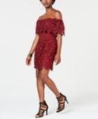 Guess Enna Lace Off-the-shoulder Dress