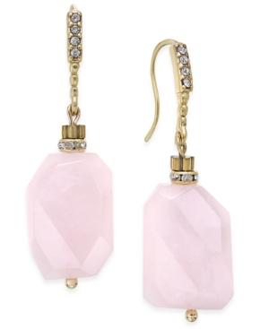 Paul & Pitu Naturally 14k Gold-plated Semi-precious Stone Drop Earrings