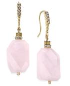 Paul & Pitu Naturally 14k Gold-plated Semi-precious Stone Drop Earrings