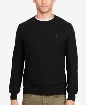 Polo Ralph Lauren Men's Pima Crew Neck Sweater, A Macy's Exclusive Style
