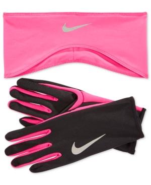 Dri-fit Headband & Running Gloves Set