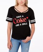 Freeze 24-7 Juniors' Cotton Coca-cola Graphic T-shirt