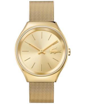 Lacoste Women's Valencia Gold-tone Stainless Steel Mesh Bracelet Watch 38mm 2000952