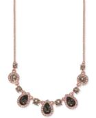 Givenchy Rose Gold-tone Crystal Necklace