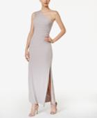 Vince Camuto Glitter Ruched One-shoulder Gown