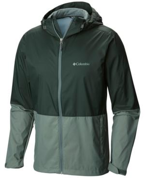 Columbia Men's Roan Mountain Colorblocked Rain Jacket