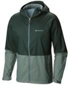Columbia Men's Roan Mountain Colorblocked Rain Jacket