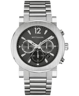 Wittnauer Men's Chronograph Aiden Stainless Steel Bracelet Watch 42mm Wn3003