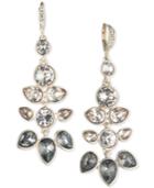Givenchy Extra Large Gold Crystal Chandelier Earrings, 2.5